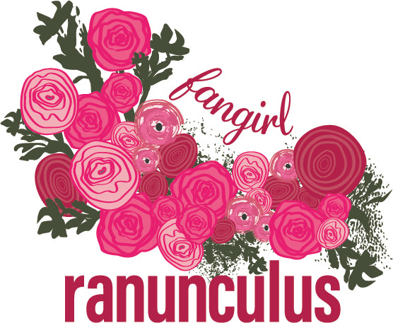 Ranunculus Fangirl Sticker