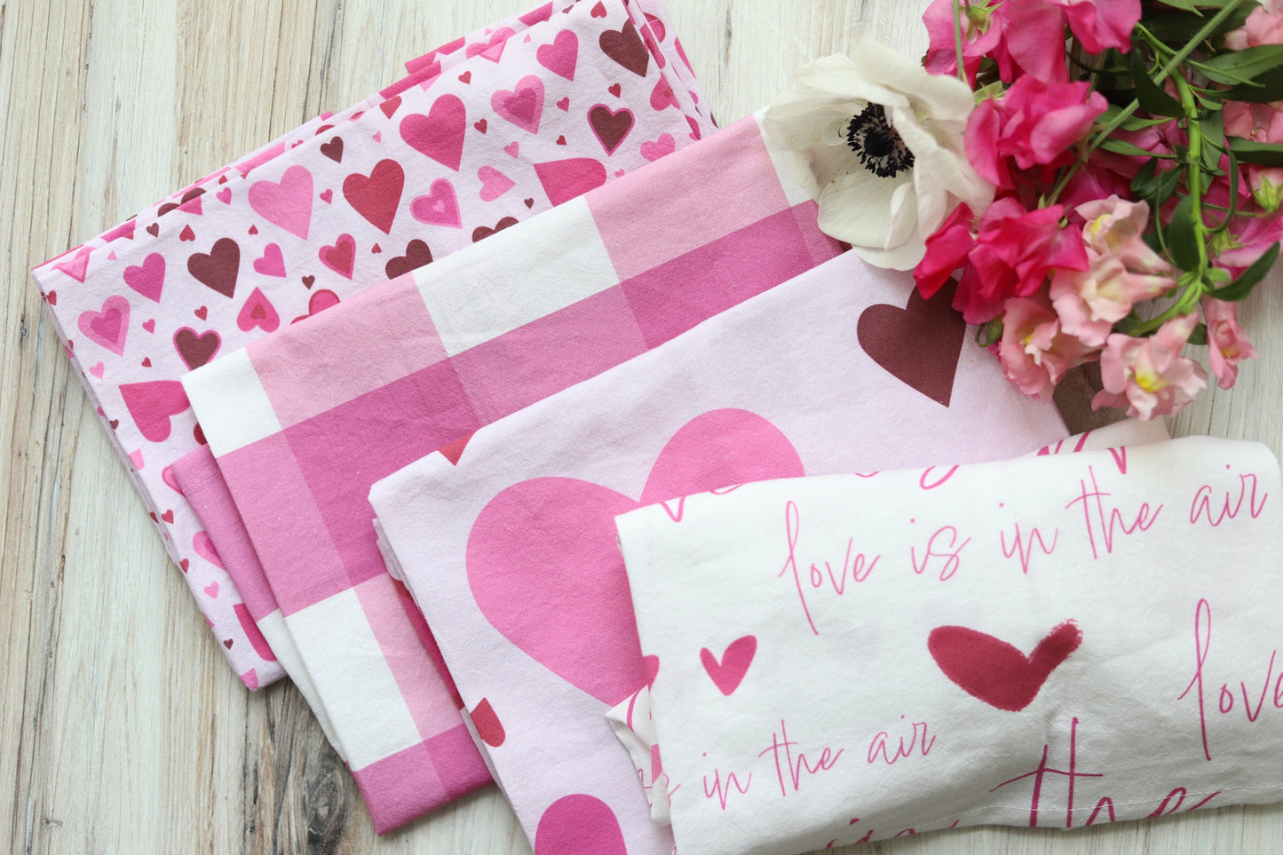 Your Whole Heart {full tea towel set}