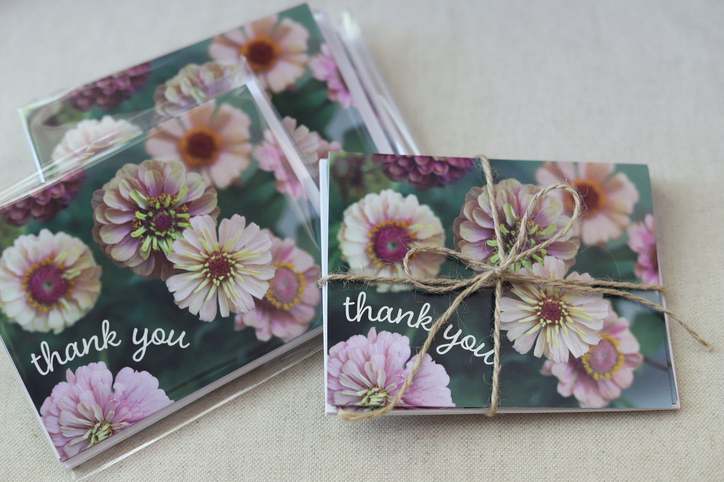 Zinnia Thank You (set of 5)