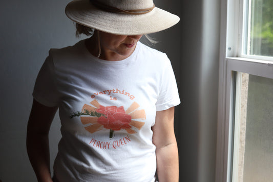 Everything is Peachy Queen T-Shirt